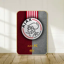 saf Golden Framed Ajax FC Amsterdam Wall Art – Premium Football Club Painting image 1