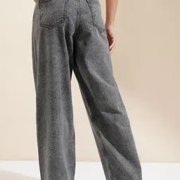 tokyo talkies Women Boot-Leg Mid Rise Grey Jeans image 2
