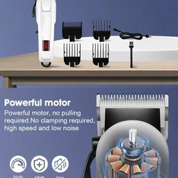 ValueShop Men Professiona echargeable, Low Noise, Easy Grip Hair Cutting Machine Fully Waterproof Trimmer 240 min Runtime 4 Length Settings image 2