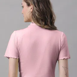 FBAR Turtle Neck Cotton Crop Top image 4