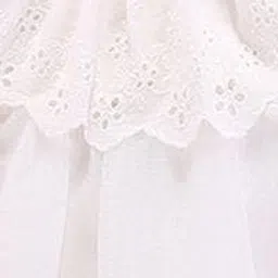 StyleCast Infants Girls Pink Self Design Cotton Bodysuit with Cap image 4