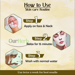 OurHerb Set Of 2 Orange Peel Powder & Multani Mitti Powder- 100 g Each image 2