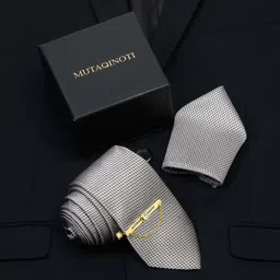 MUTAQINOTI Silk Tie Pin Set image 5
