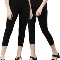 zayanqa Women Black Capri-picture-20