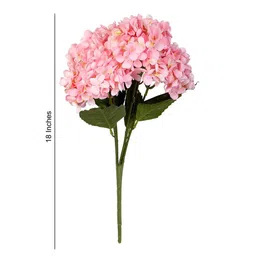 the home co. Pink & Green Plastic Artificial Flower image 3