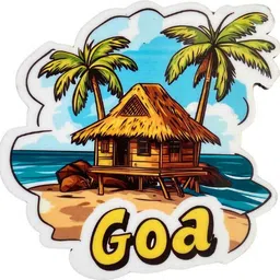 Goa fridge magnet | wander tag Fridge Magnet Pack of 1-picture-27