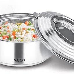 Milton Thermosteel Galaxia Casserole Set Of 2pcs Pack of 2 Thermoware Casserole Set image 5