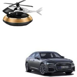 autogarh Golden Car Aroma Diffuser Air Freshener Perfume Solar for Audi A6 Air Purifier-picture-18