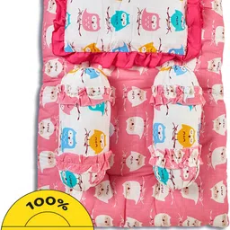miss & chief by flipkart Cotton Baby Bed Sized Bedding Set-picture-21
