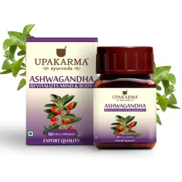 UPAKARMA Ayurveda Ashwagandha Pure Extract 500 mg, 90 Veggie Capsules-image-14