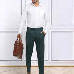 KLOTTHE Slim Fit Cotton Formal Trouser image 4