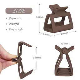 Xivir Women Set of 4 Claw Clips image 2