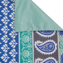 Alina decor Green & Blue Printed Table Runner image 5