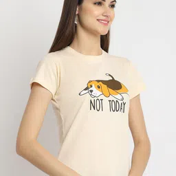 Fabflee Pack Of 3 Typography Printed Cotton T-shirts image 3