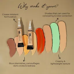 Insight Cosmetics HD Conceal Waterproof & Long Lasting Concealer 8 g  - Orange image 2