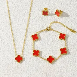 DIVASTRI Gold-Plated Stones-Studded Jewellery Set image 2