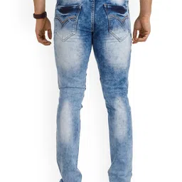 MM-21 Men Jean Slim Fit Clean Look Heavy Fade Jeans image 2
