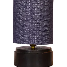 foziq Brown & Blue Textured Table Lamps image 3
