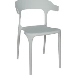 casacraft from pepperfry Emma Cafe Chair in White Colour image 5