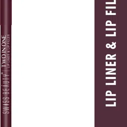swiss beauty Two in One Lip Liner & Lip Filler Burgundy 12 image 2