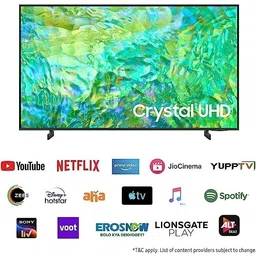 samsung 109 cm (43 inch) Ultra HD (4K) LED Smart Tizen TV with Dynamic Crystal Color, AirSlim Design, Crystal Processor, 4K Smart Hub image 2