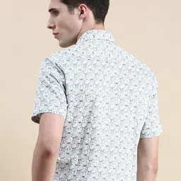 INVICTUS Comfort Slim Fit Geometric Printed Formal Shirt image 4