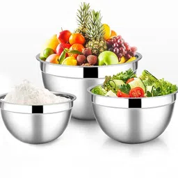 shiyon Stainless Steel Mixing Bowl Stainless Steel Mixing & Serving Bowl Set-picture-26