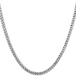 yellow chimes Classic Most Demanding Crub 316L Stainless Steel Silver Chain for Men Silver Plated Stainless Steel Chain-picture-11