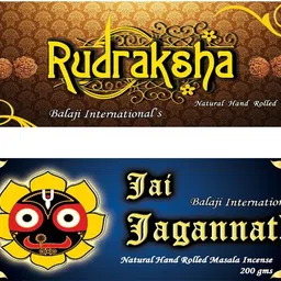 Combo of Jai Jagganath and Rudraksha Hand rolled Agarbatti rudraksha, jai jagganath-image-1