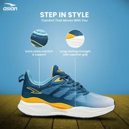 asian Navigator-03 Men’s Running Shoes | Stylish Sports Shoes for Gym & Walking Running Shoes For Men image 4