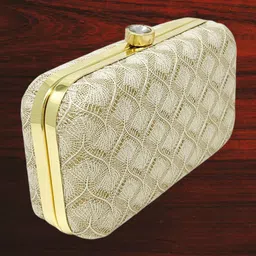 vyom aura Party Cream, White Clutch image 2