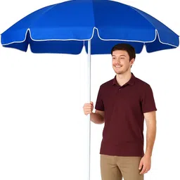 Heavy Duty Garden Umbrella 7Ft Windproof Waterproof Sun Shade Umbrella-image-7