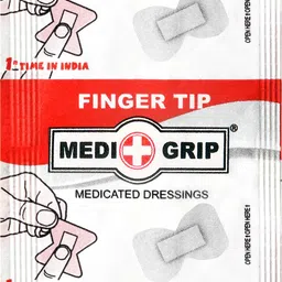 medigrip Finger Tip First Aid Plaster (Pack of 100) Adhesive Band Aid image 2