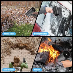 roztocze Cordless Jet Leaf Blower 13000 RPM Handheld Electric Mini Dust/Dry Blower Leaf Blower image 5