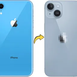 Hespa iPhone XR To iPhone 14 Full Body Housing Converter Kit Include Battery Adhesive & Waterproof Seal Full Panel-picture-47