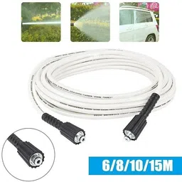 chahar power tools Two 11 Meter Pressure Washer Hose Pipe with M22 Connector flexible Pressure washer with M22 Hose Pipe image 5