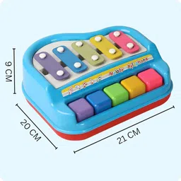 toy arena 2 in 1 Musical Xylophone and Piano Msuical Toy Instrument Non Toxic, Non-battery image 4