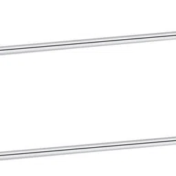 aligarian Steel 24inch Wall Mounted Square Solid Towel Rod-Pack of 2 Chrome Finish Towel Holder-picture-11