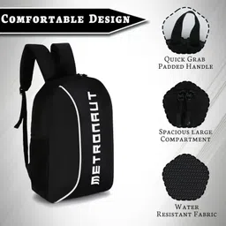 metronaut Medium 25 L Backpack For College School Travel Office Backpack For Men & Women image 4