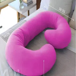 vijay Microfibre Solid Pregnancy Pillow Pack of 1 image 2