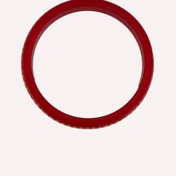 LUCKY JEWELLERY Maroon & Red-Toned Sankha & Bengali Pola Traditional Bangles image 4