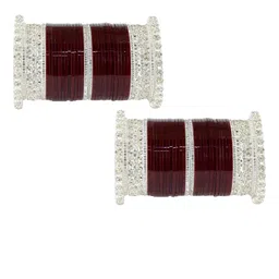 LAVAZZA Set Of 68 Crystals & Cubic Zirconia Studded & Beaded Bangles image 4