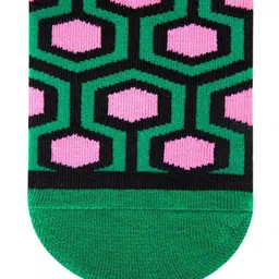 Dynamocks Patterned Anti-Microbial Knitted Shoe Liner Socks image 2