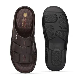 SOFTIO Men Brown Slip-On  Comfort Sandals image 5