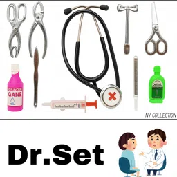 ctc creation Doctor Toy Set in Mirror Chrome Finish-picture-34