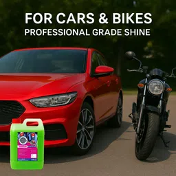 shinecop Car and Bike Body Shiner 5000 ml(GREEN) | Instant Shine|Safe on Plastic & Metal Car Washing Liquid image 3