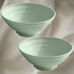 takositio Plastic Serving Bowl 1900ml Serving Bowl Set Microwave and Dishwasher Safe Salad Bowl for Eating-picture-23