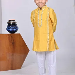 Maaikid Boys Gotta Patti Kurta with Trousers image 2