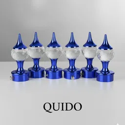 quido Blue Rod Rail Bracket Metal image 5