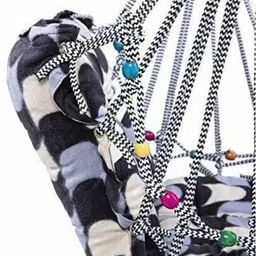 pipreshwar Cotton Swing for Kids Baby's Children Folding and Washable 1-3 Years swing swing Baby Carry Cot image 3